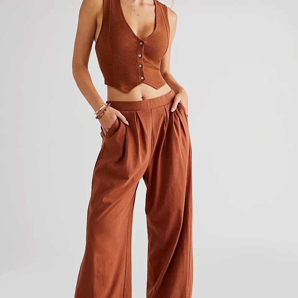 Free People XS Roxanne vest top ONLY